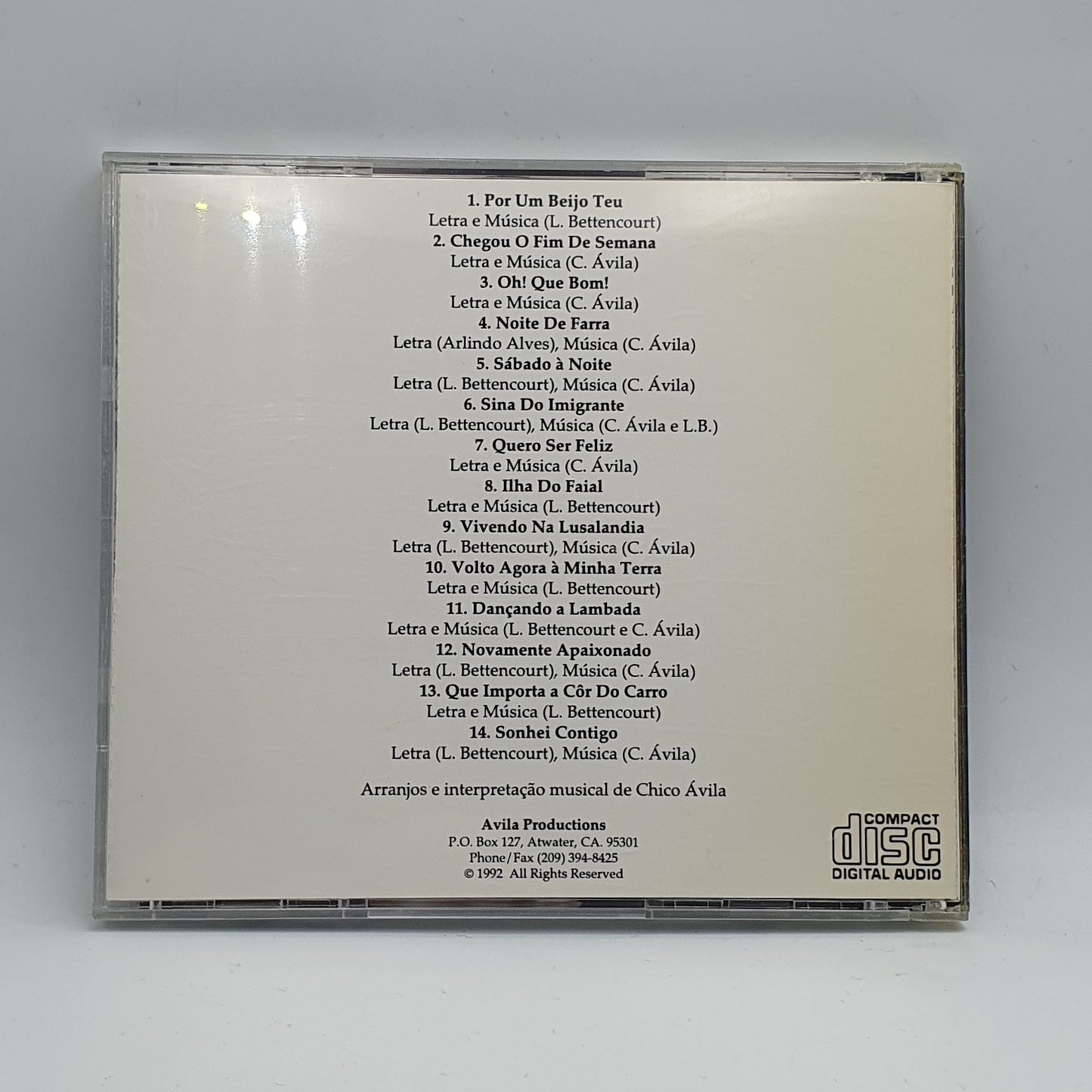Chico Avila – Por Um Beijo Teu