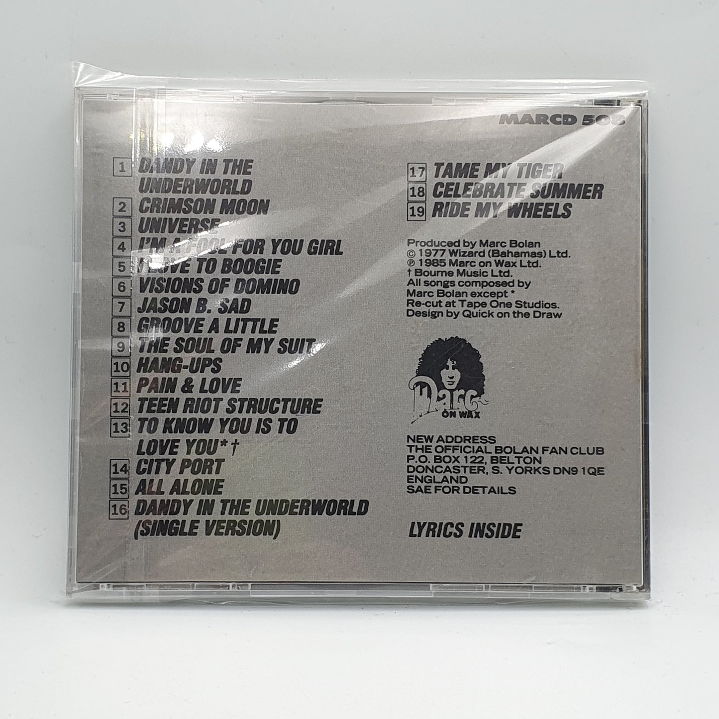 T-Rex ‎– Dandy In The Underworld