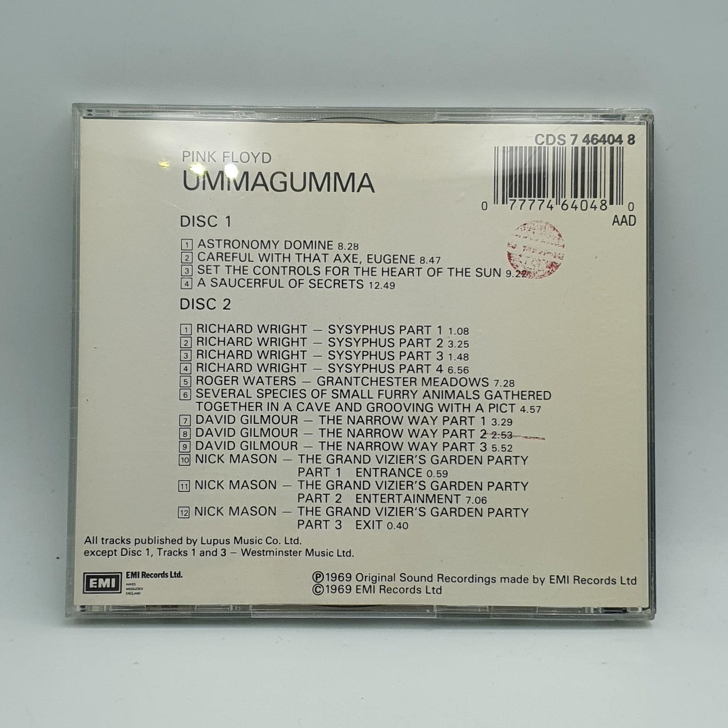 Pink Floyd ‎– Ummagumma