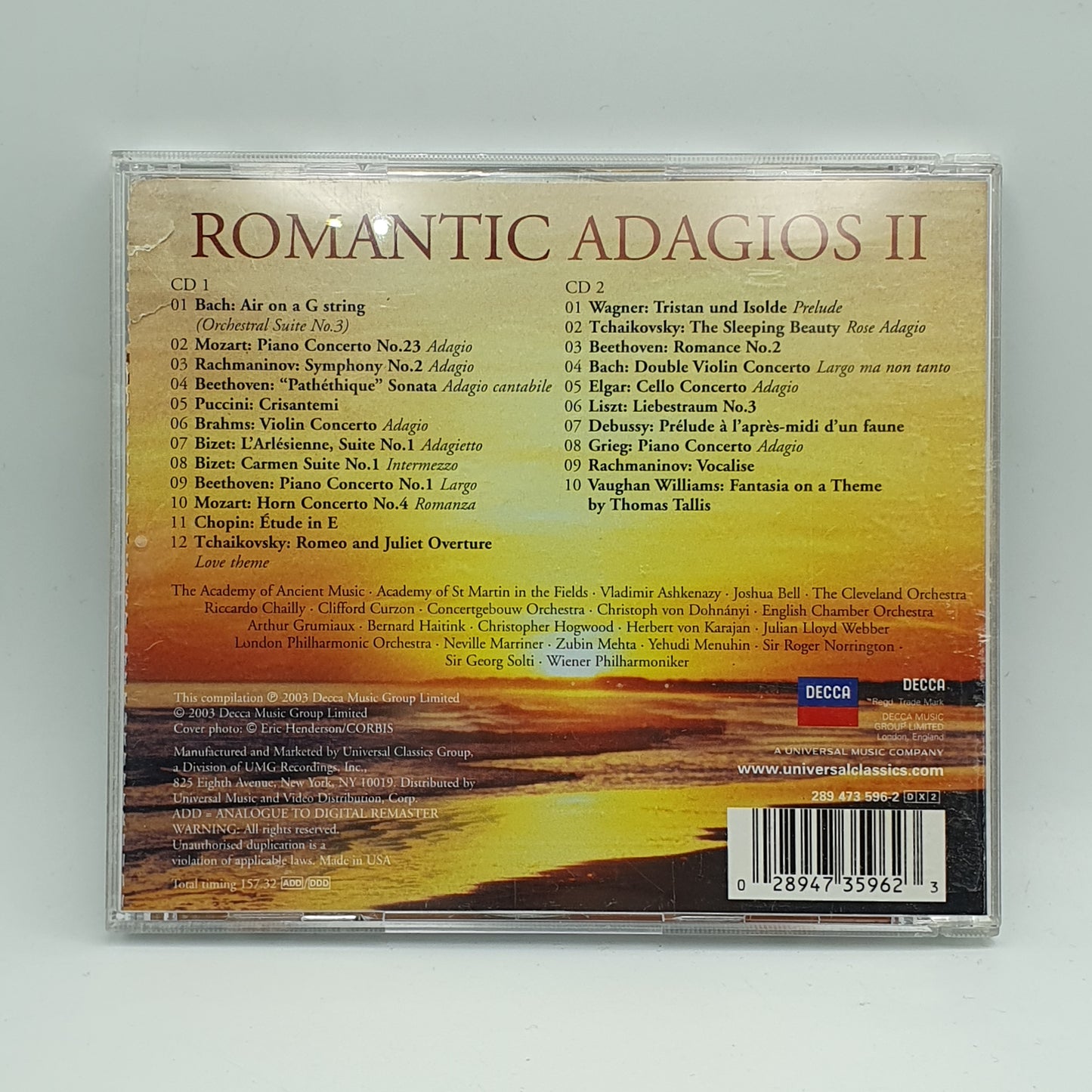 Various ‎– Romantic Adagios ll