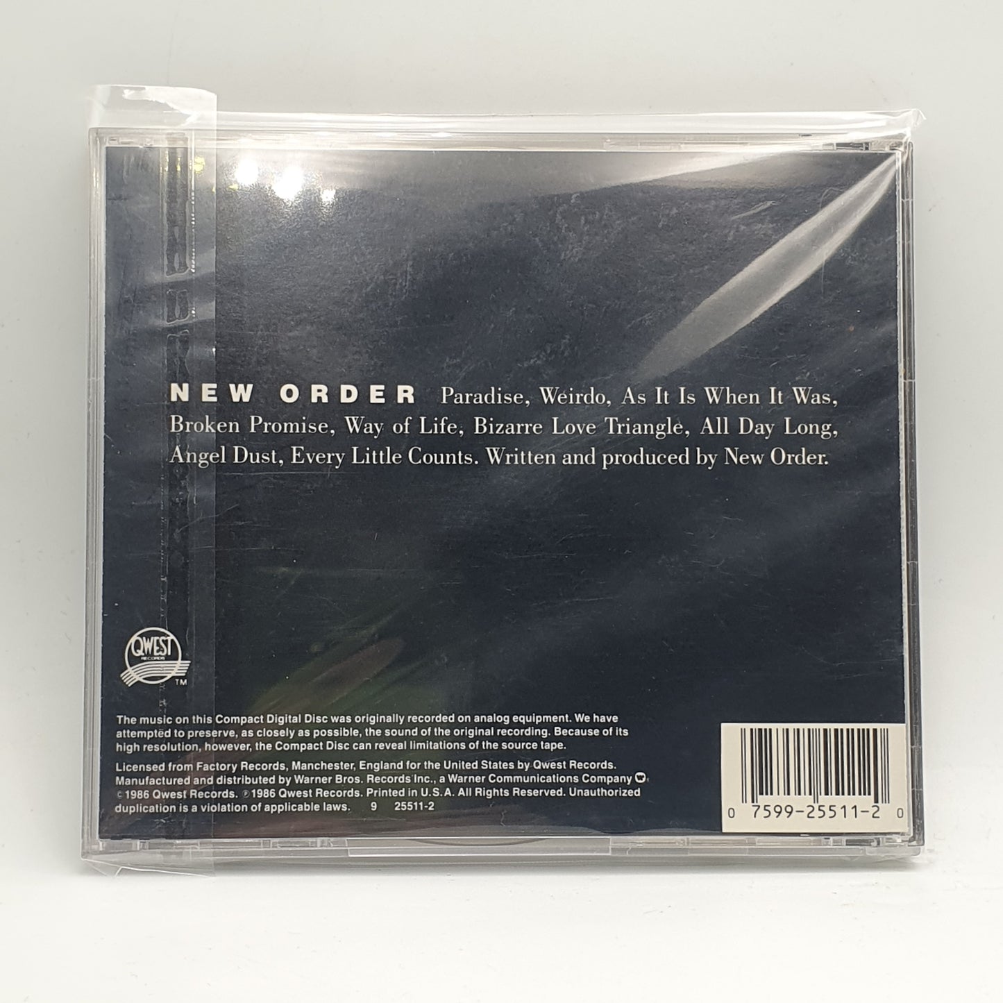 New Order ‎– Brotherhood