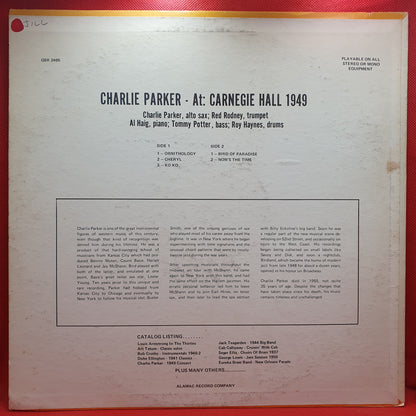 Charlie Parker – 1949 Concert