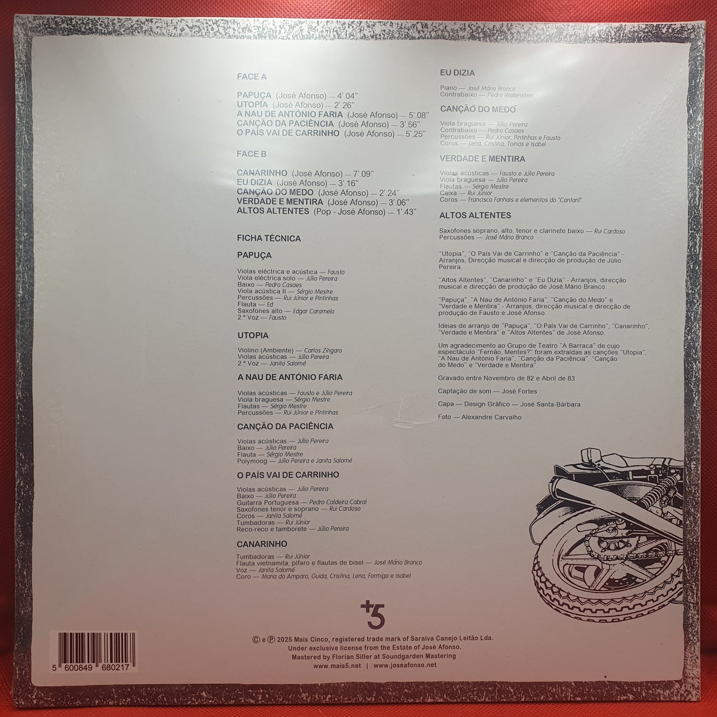 José Afonso ‎– Como Se Fora Seu Filho