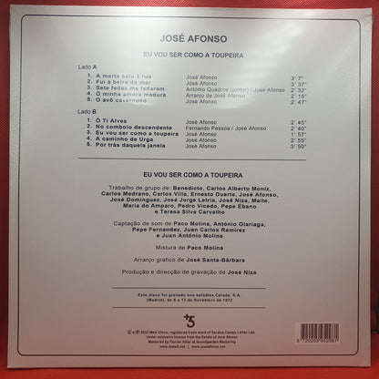 José Afonso ‎– Eu Vou Ser Como a Toupeira
