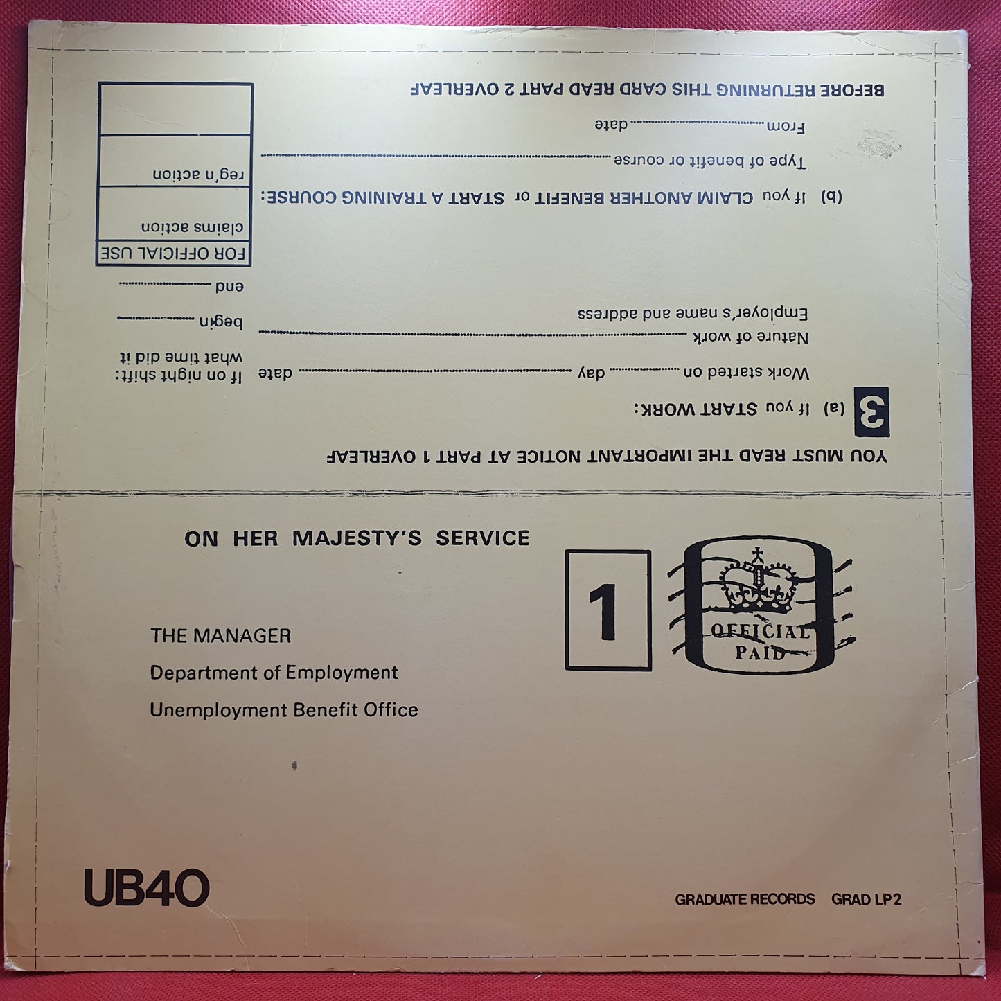 UB40 ‎– Signing Off