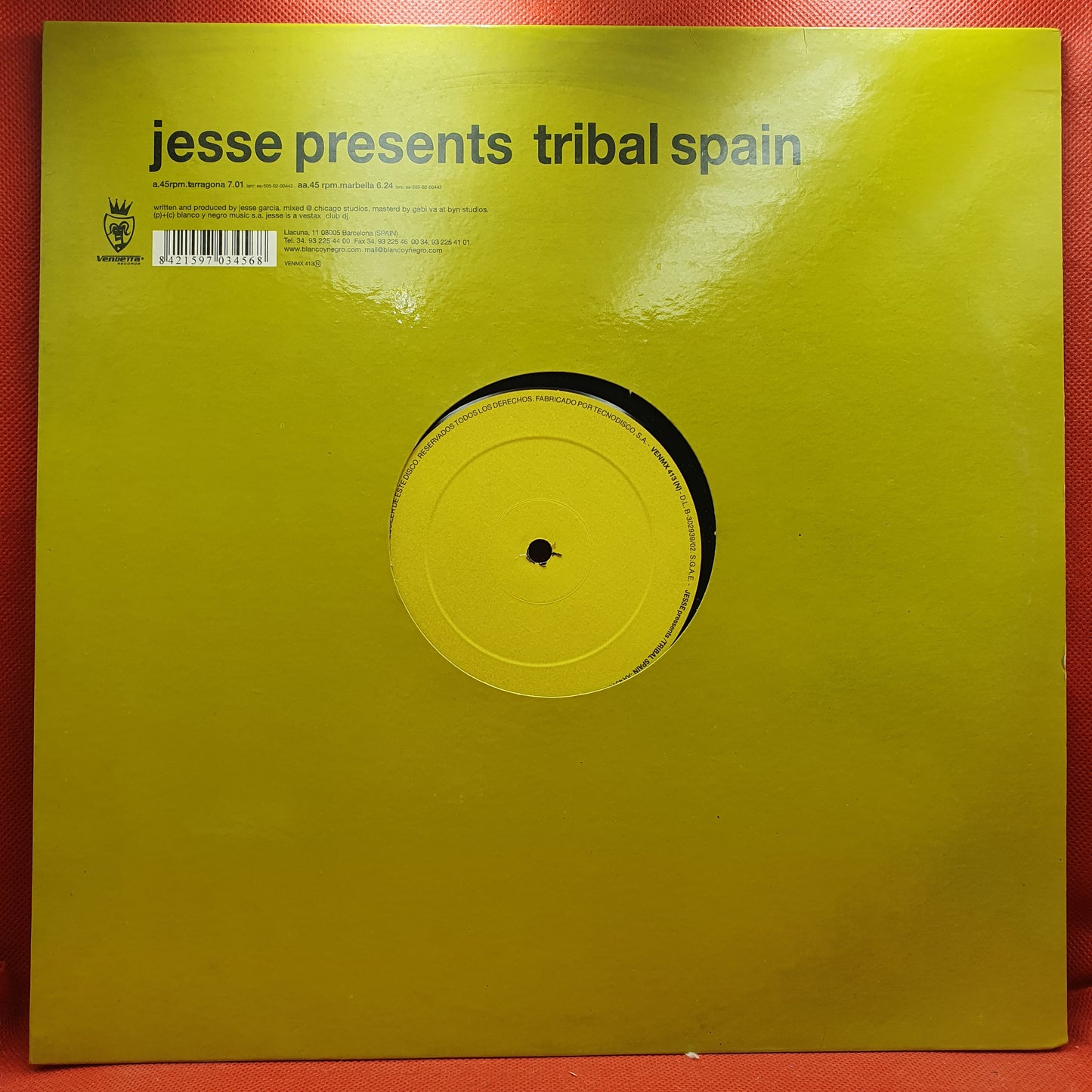 Jesse Garcia ‎– Tribal Spain
