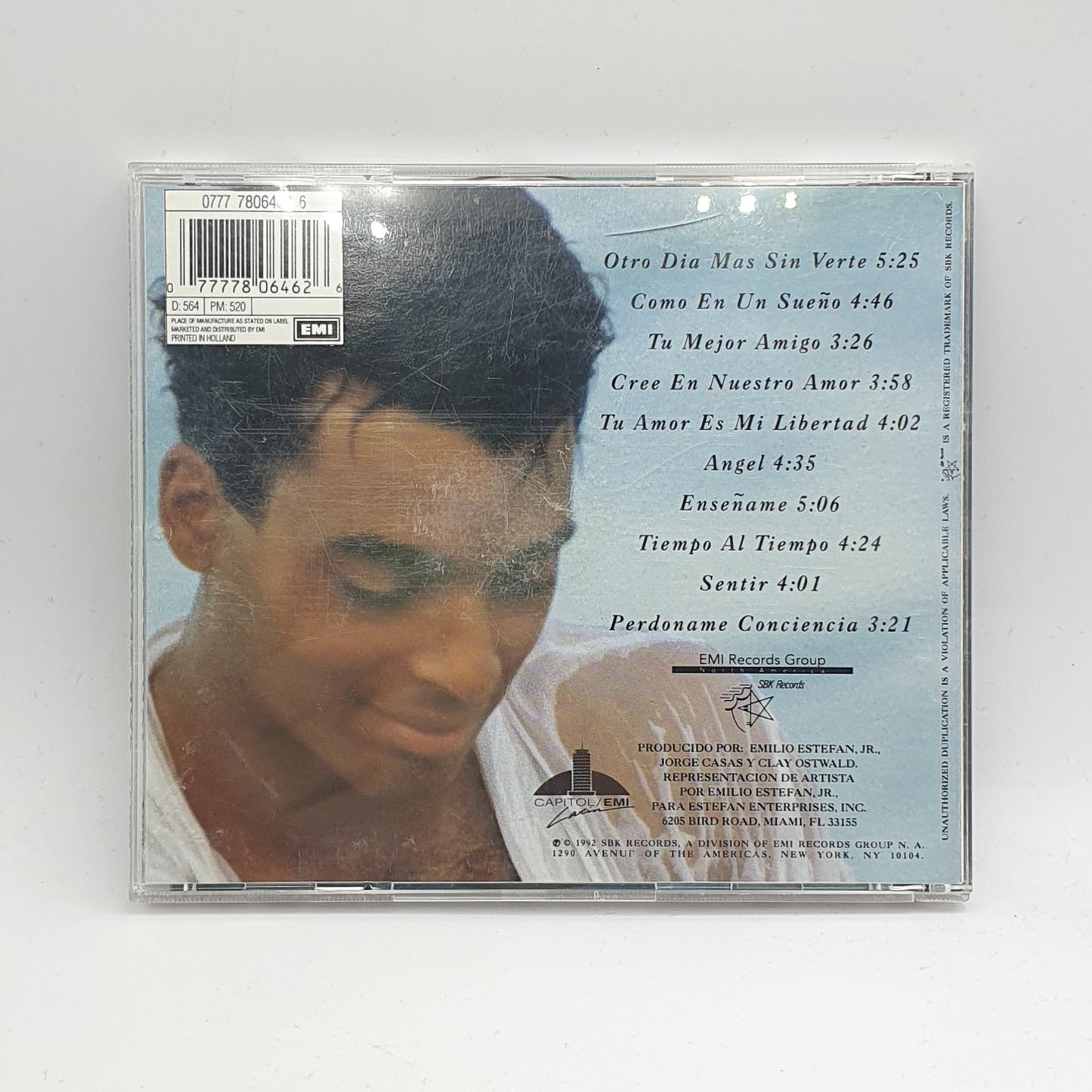 Jon Secada ‎– Otro Dia Mas Sin Verte