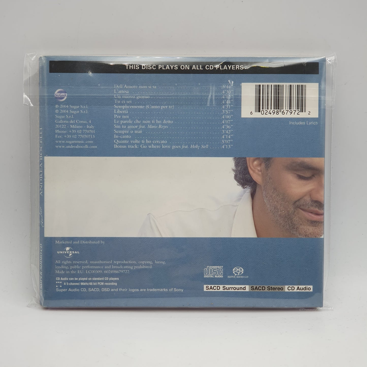 Andrea Bocelli ‎– Andrea