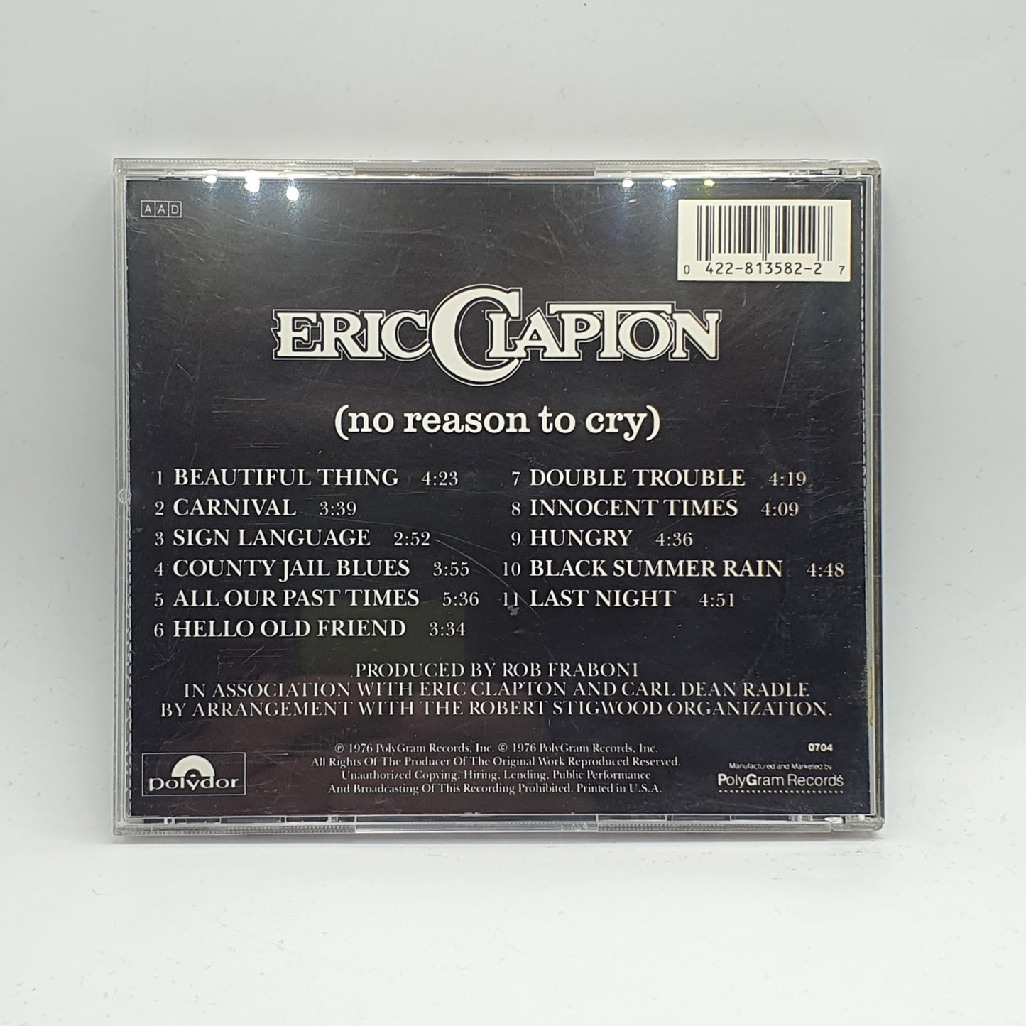 Eric Clapton ‎– No Reason To Cry
