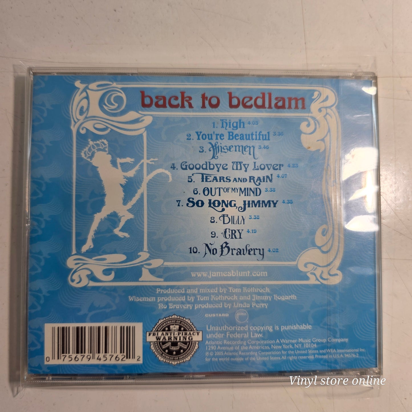 James Blunt - Back To Bedlam (CD)