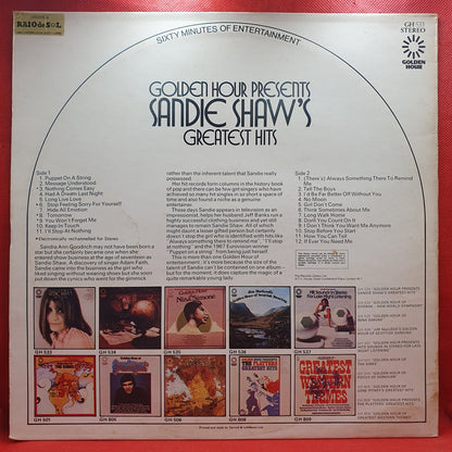 Sandie Shaw - Golden Hour Presents Sandie Shaw's Greatest Hits (LP)