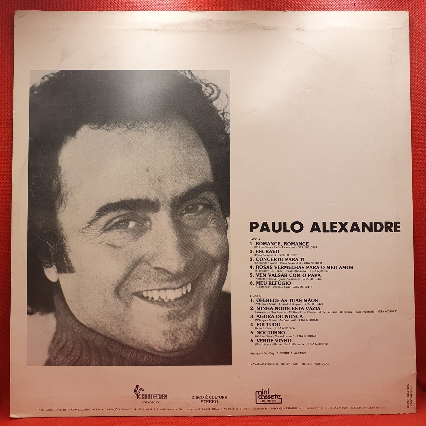 Paulo Alexandre - Romance (LP)