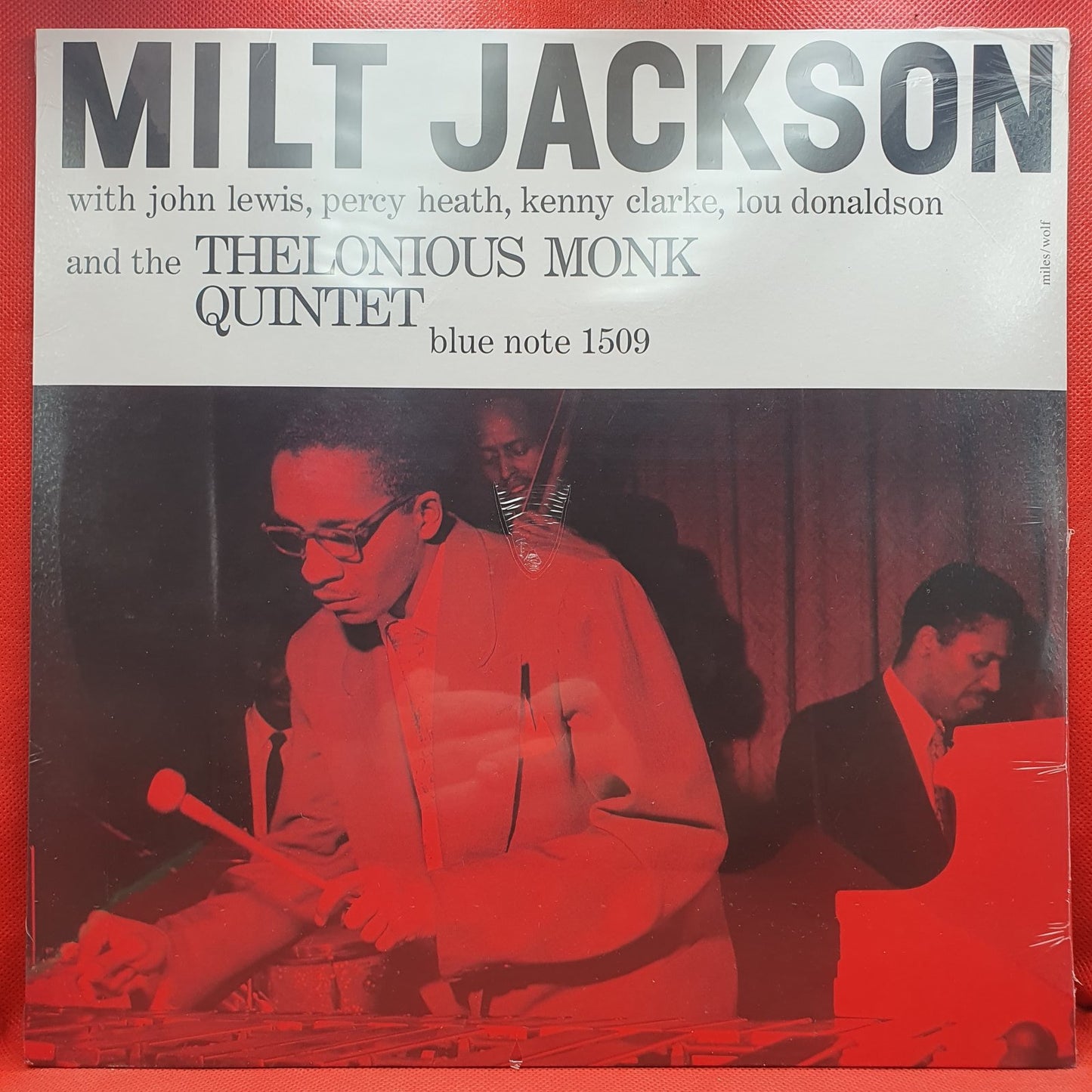 Milt Jackson - Milt Jackson With John Lewis, Percy Heath, Kenny Clarke, Lou Donaldson And The Thelenious Monk Quintet (LP)