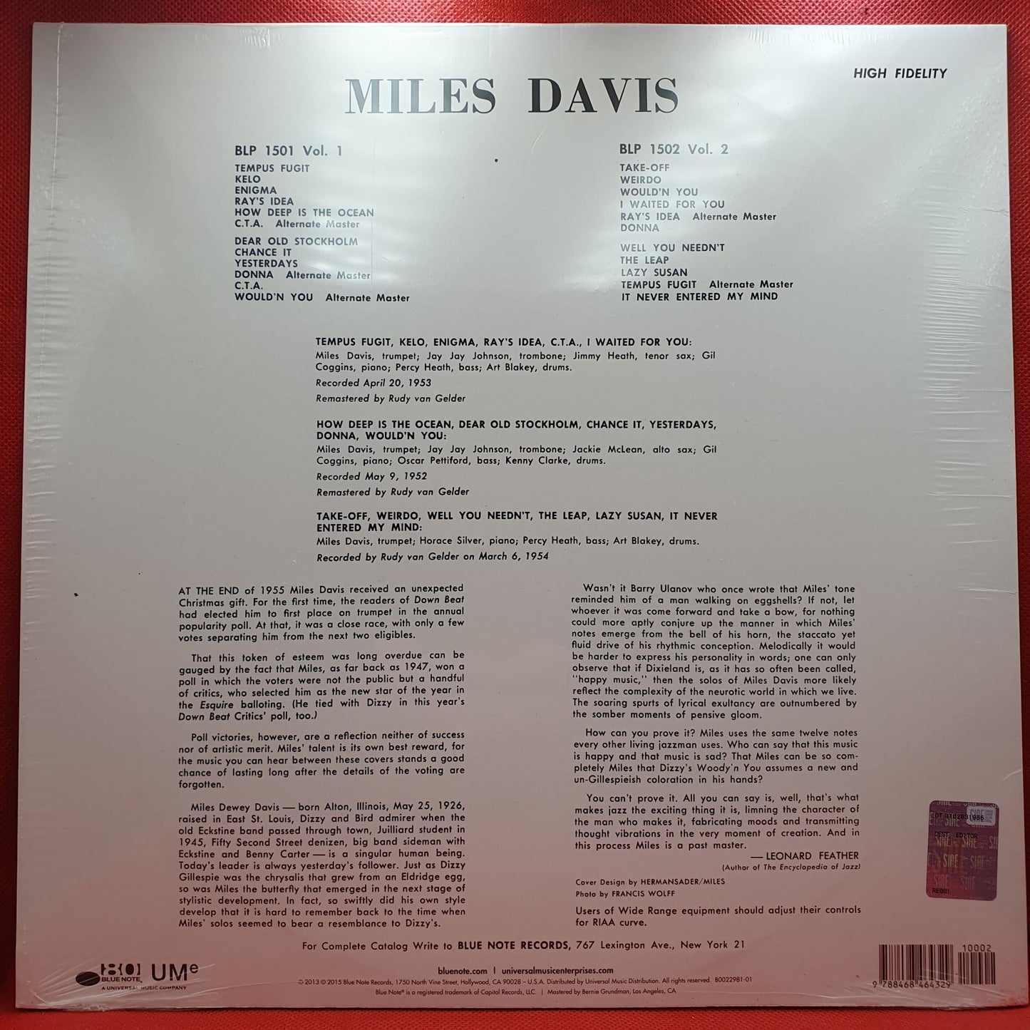 Miles Davis - Volume 1 (LP)