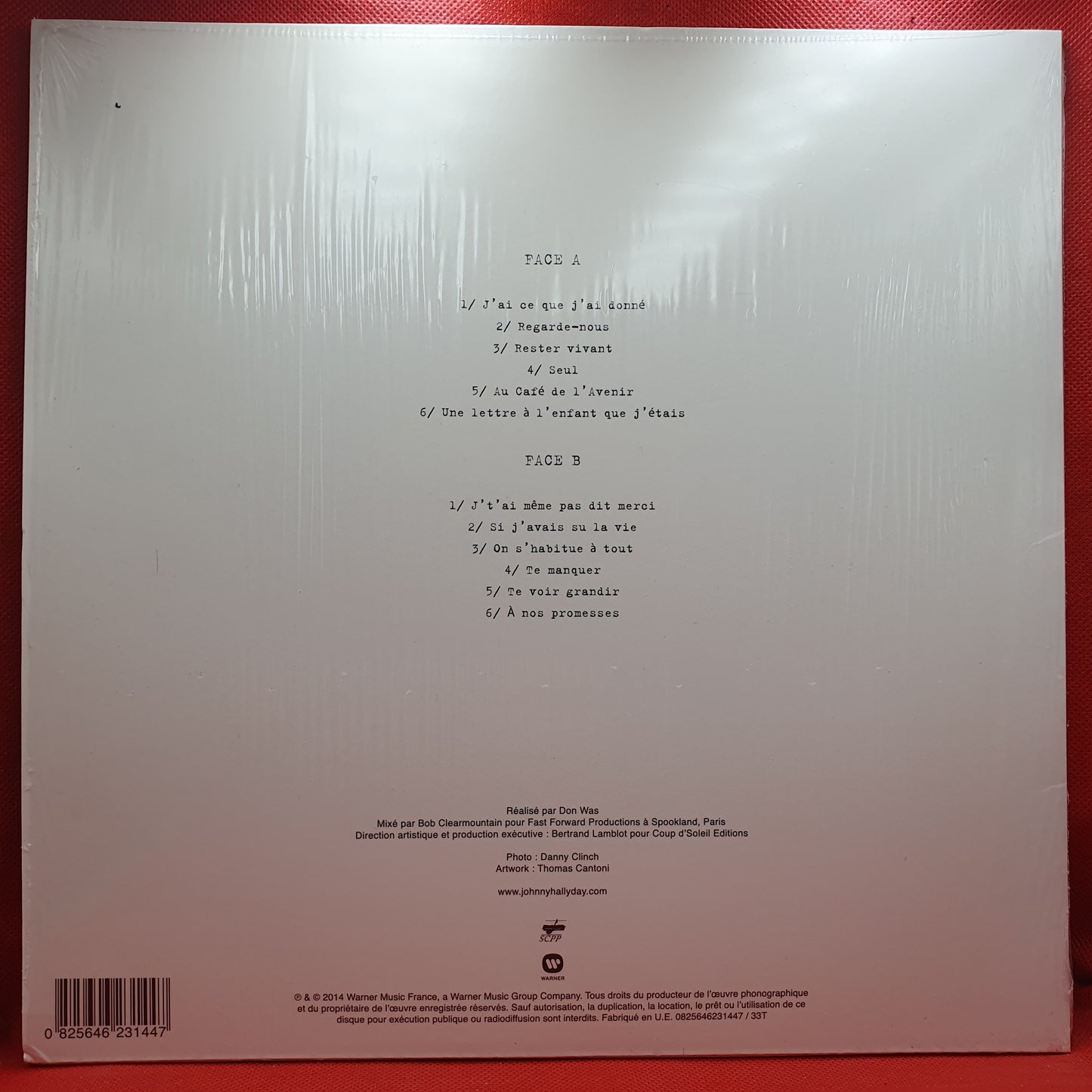Johnny Hallyday - Rester Vivant (LP)