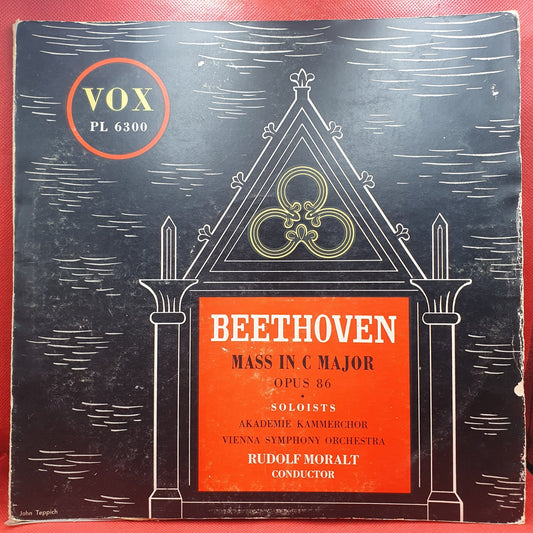 Beethoven - Rudolf Moralt - Mass In C Major Opus 86 (LP)
