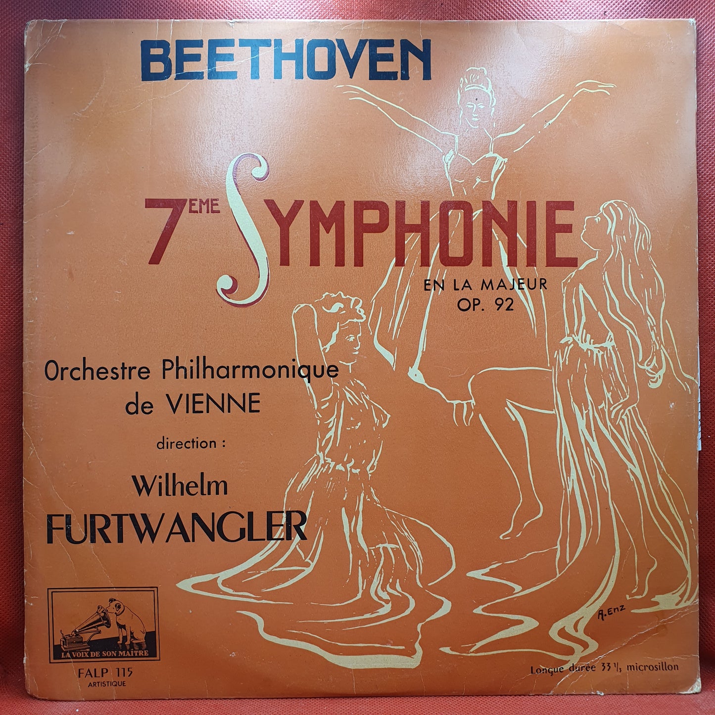 Beethoven - Wilhelm Furtwangler - Symphony Nº7 en La Majeur OP92 (LP)