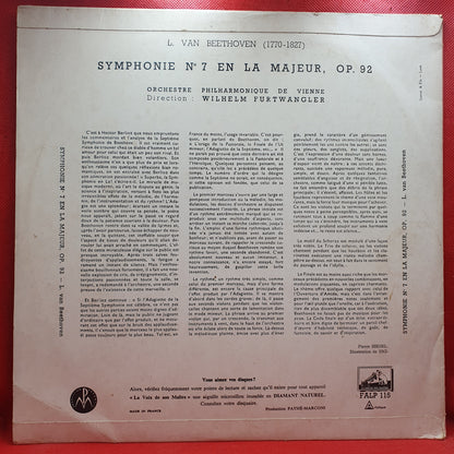 Beethoven - Wilhelm Furtwangler - Symphony Nº7 en La Majeur OP92 (LP)