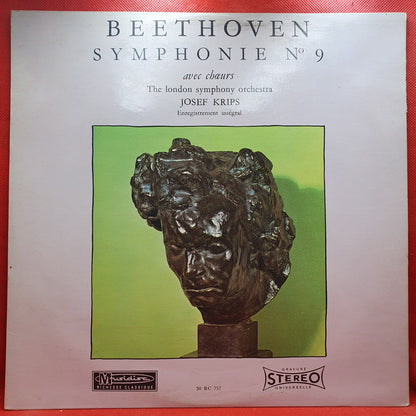 Beethoven* – The London Symphony Orchestra*, Josef Krips - Symphonie N° 9 Avec Choeurs (LP)