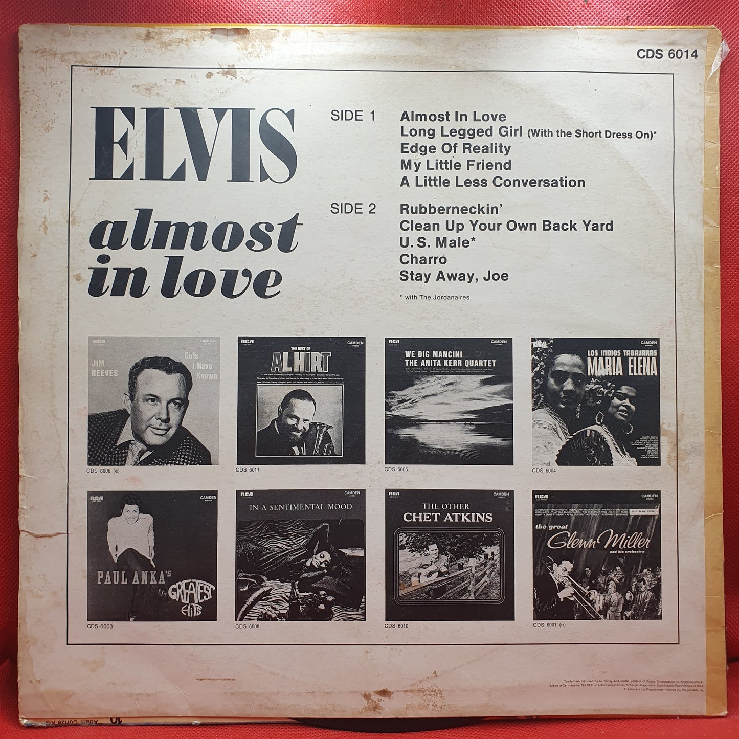 Elvis* - Almost In Love (LP)