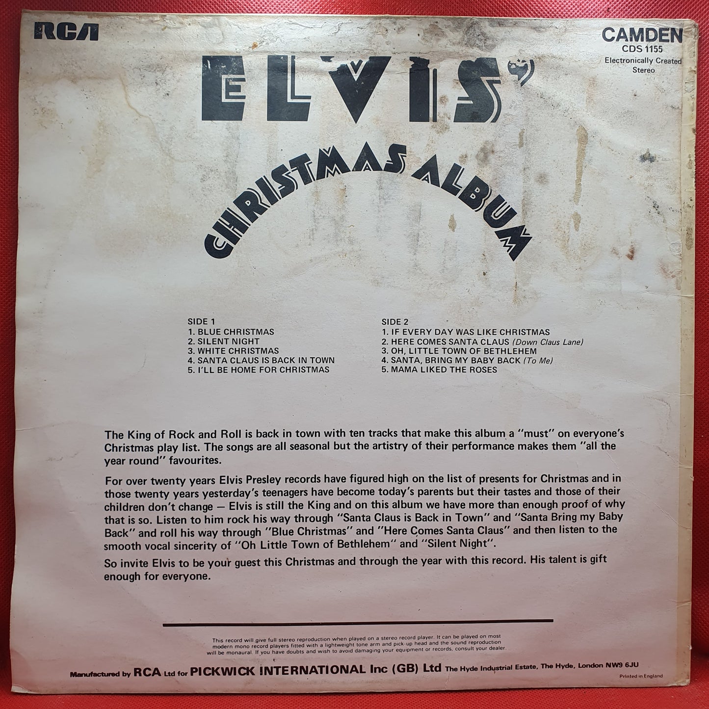 Elvis Presley - Elvis' Christmas Album (LP)