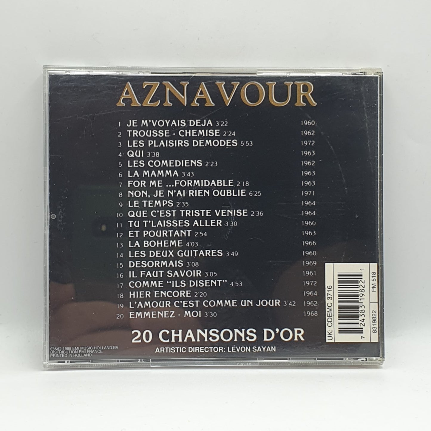 Charles Aznavour - 20 Chansons D'Or (CD)