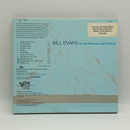 Bill Evans - At The Montreux Jazz Festival (CD)
