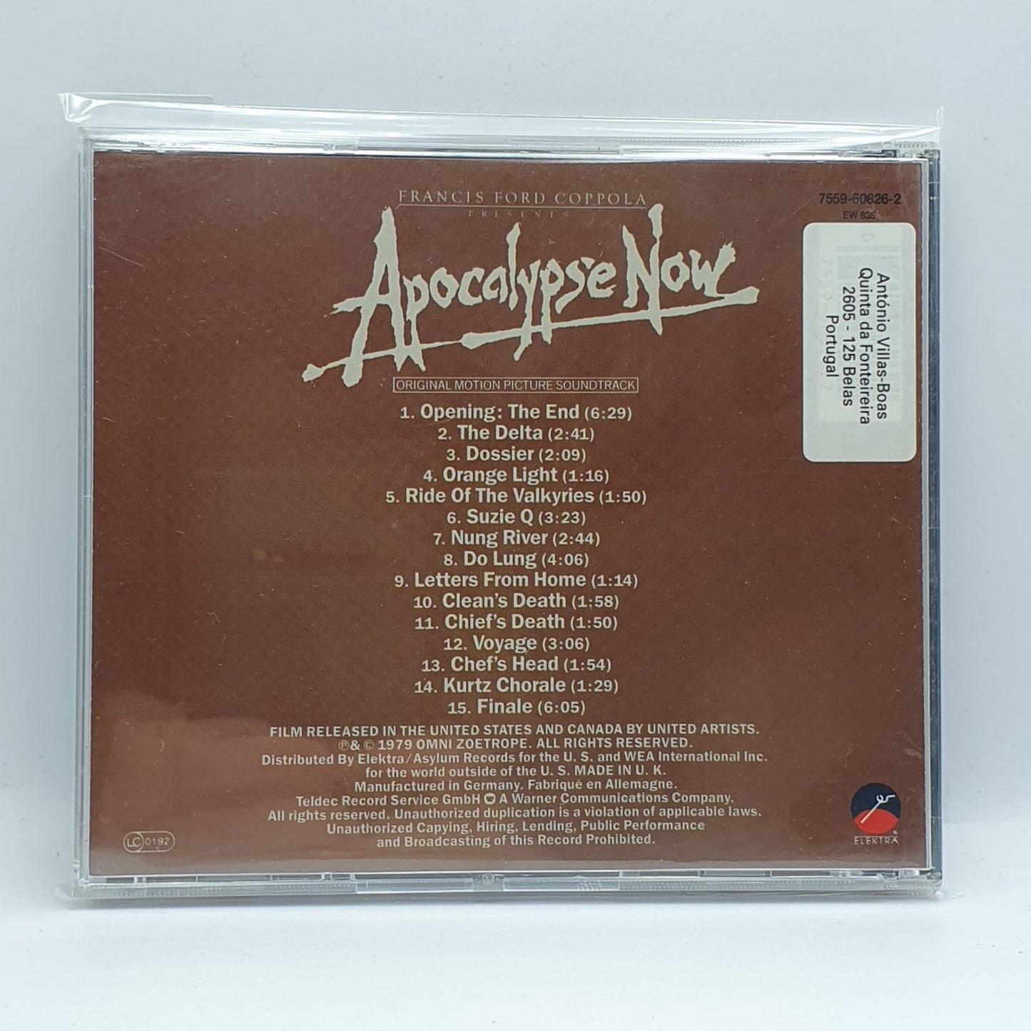 Carmine Coppola And Francis Coppola* - Apocalypse Now (Original Motion Picture Soundtrack) (CD)
