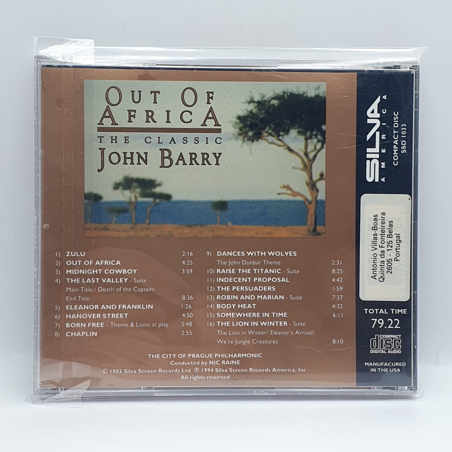 John Barry - Out Of Africa (The Classic John Barry) (CD)