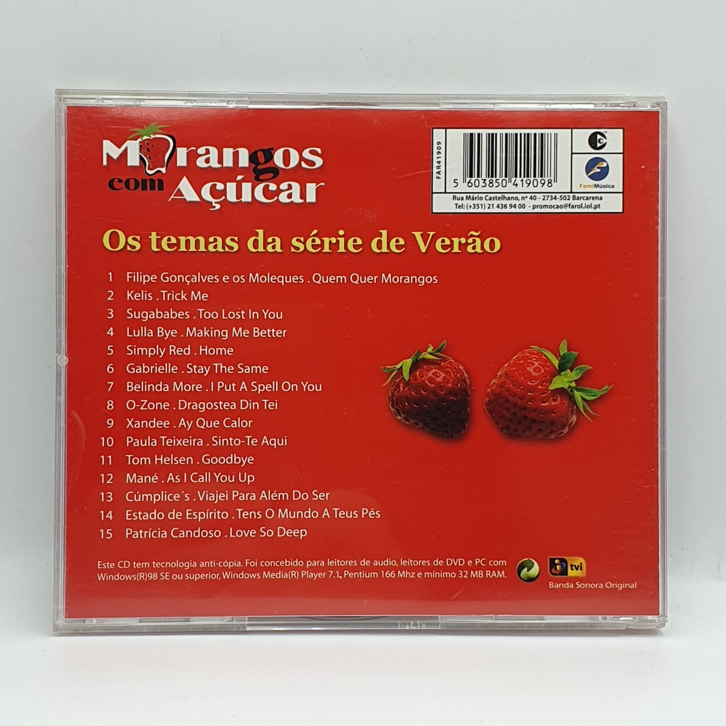 Various - Morangos Com Açúcar - Os Temas Da Série De Verão (CD)