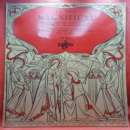 J.-S. Bach* - Antonia Fahberg, Margarethe Bence, Helmut Krebs, Peter Roth-Ehrang, Chorale Philippe Caillard, Orchestre De Chambre Pro Arte De Munich*, Kurt Redel - Grand Magnificat En Ré Majeur BWV 243 Pour Soli Et Orchestre (LP)