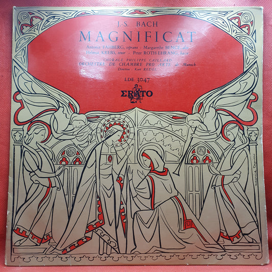 J.-S. Bach* - Antonia Fahberg, Margarethe Bence, Helmut Krebs, Peter Roth-Ehrang, Chorale Philippe Caillard, Orchestre De Chambre Pro Arte De Munich*, Kurt Redel - Grand Magnificat En Ré Majeur BWV 243 Pour Soli Et Orchestre (LP)