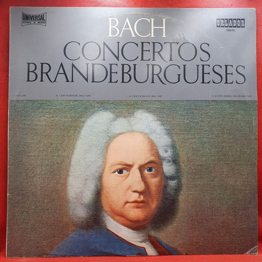 Bach* - Friedrich Tilegant, The Southwest German Chamber Orchestra* - Concertos Brandeburgueses - 1. Volume - N. 1 em Fá Maior, BWV 1046; N. 2 em Fá Maior, BWV 1047; N. 6 em Si Bemol Maior, BWV 1051 (LP)