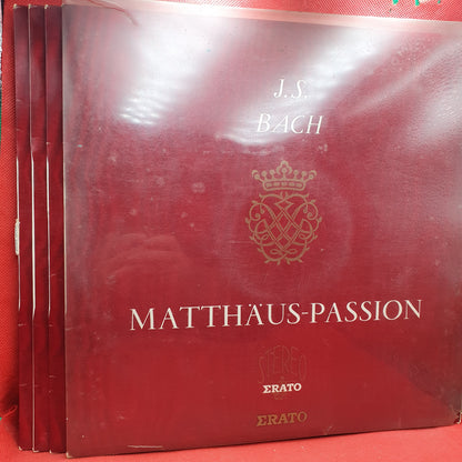 J.S. Bach* – Chorale Heinrich Schutz De  Heilbronn* – Orchestre De Chambre De Pforzheim* – Direction: Fritz Werner - Matthäus-Passion / Passion Selon Saint Matthieu (4xLP)