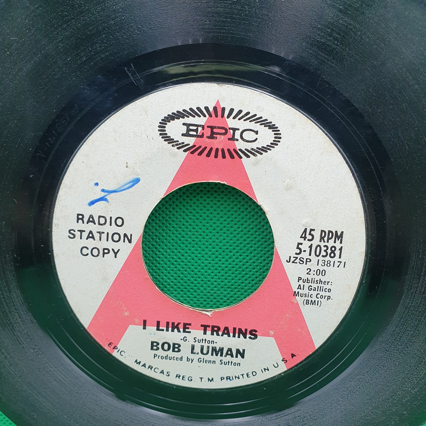 Bob Luman - I Like Trains / World Of Unhappiness (SP)