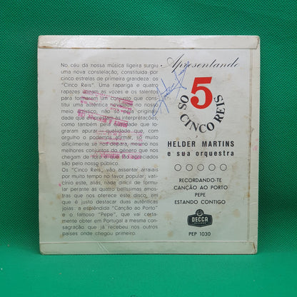 Os Cinco Reis, Helder Martins E Sua Orquestra - Canção Ao Porto (EP)