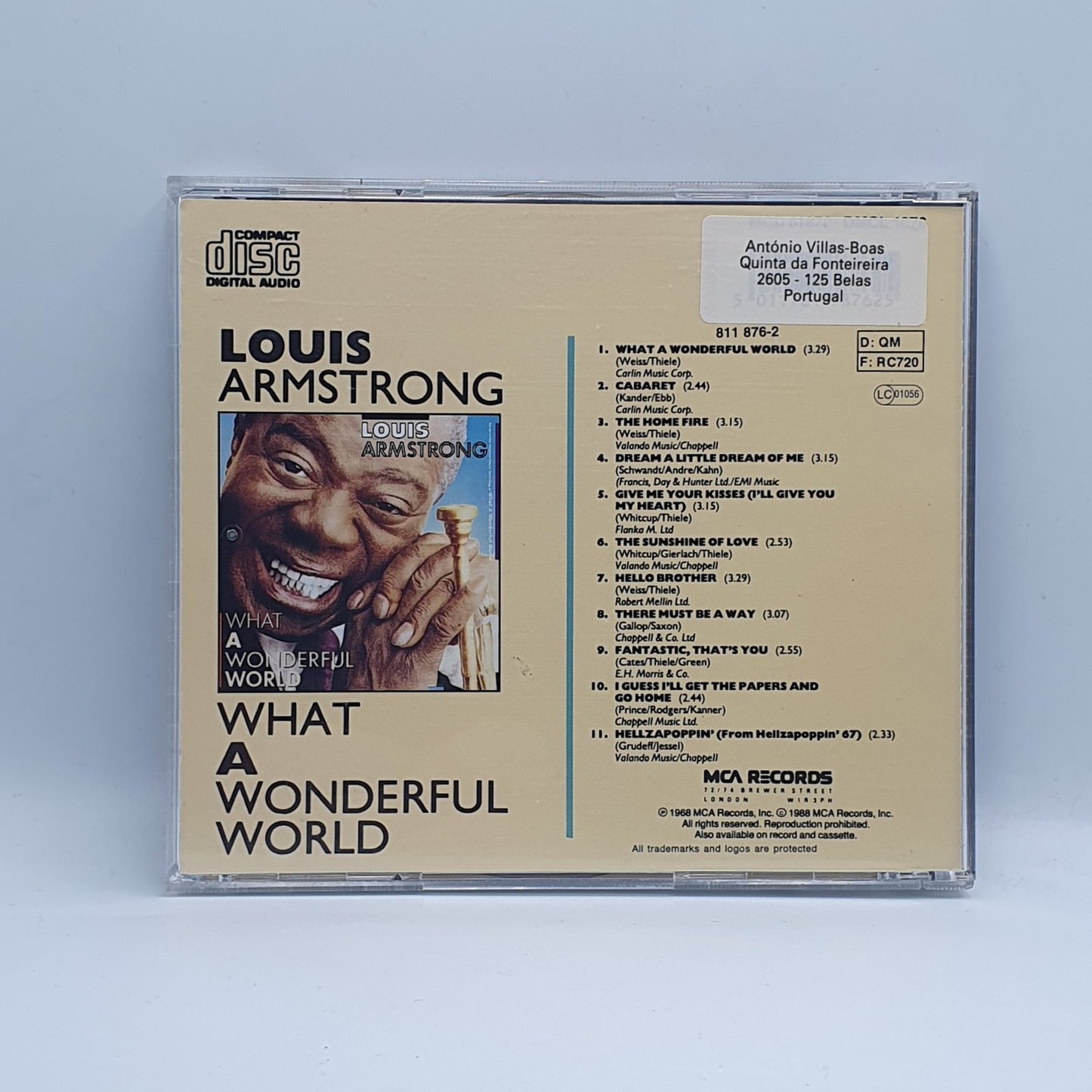 Louis Armstrong - What A Wonderful World (CD)