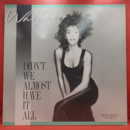 Whitney Houston - Didn't We Almost Have It All (Maxis)