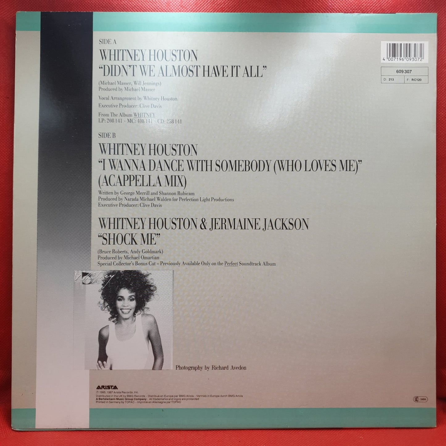 Whitney Houston - Didn't We Almost Have It All (Maxis)