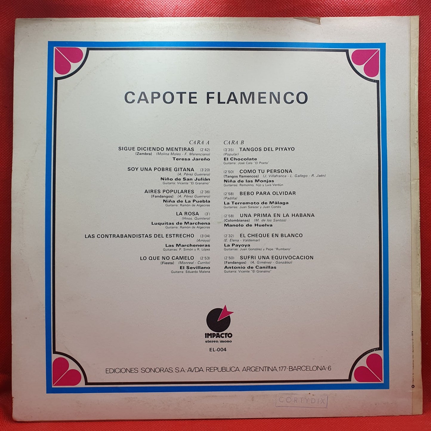 Various - Capote Flamenco (LP)