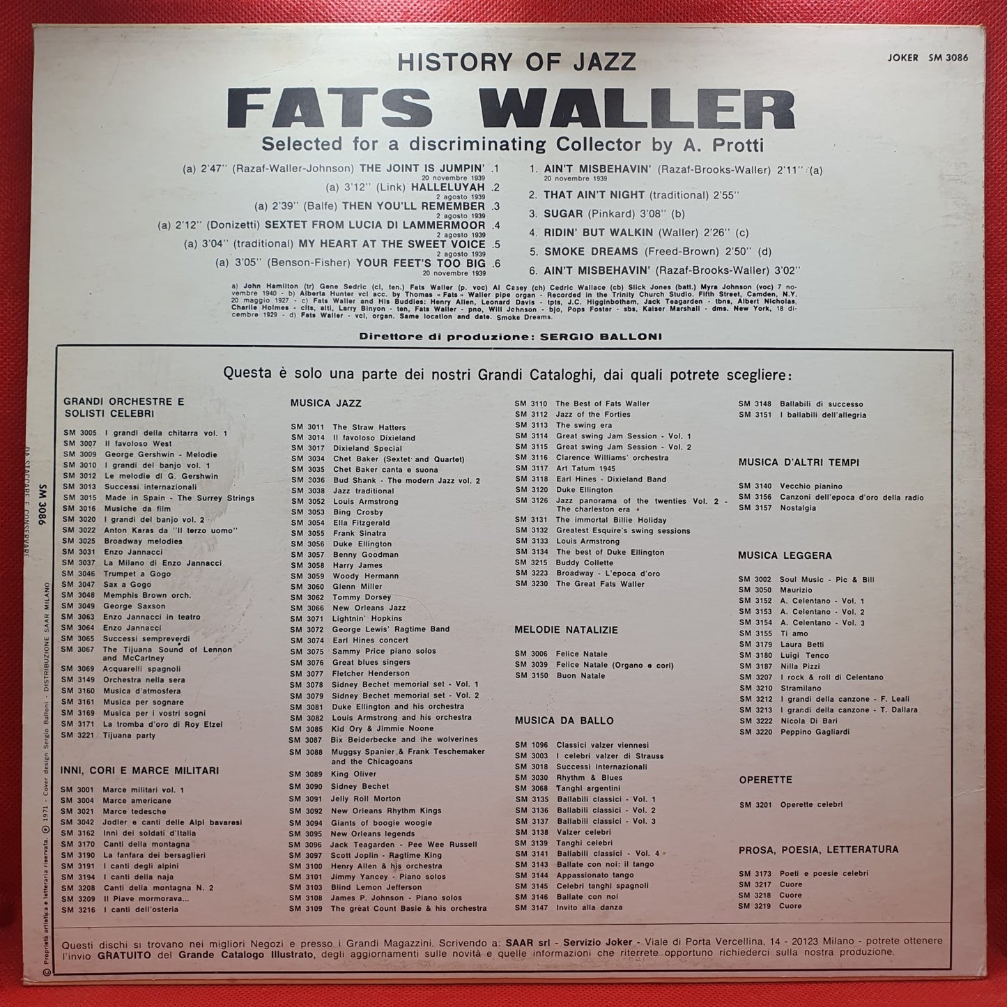 Fats Waller - Fats Waller (LP)