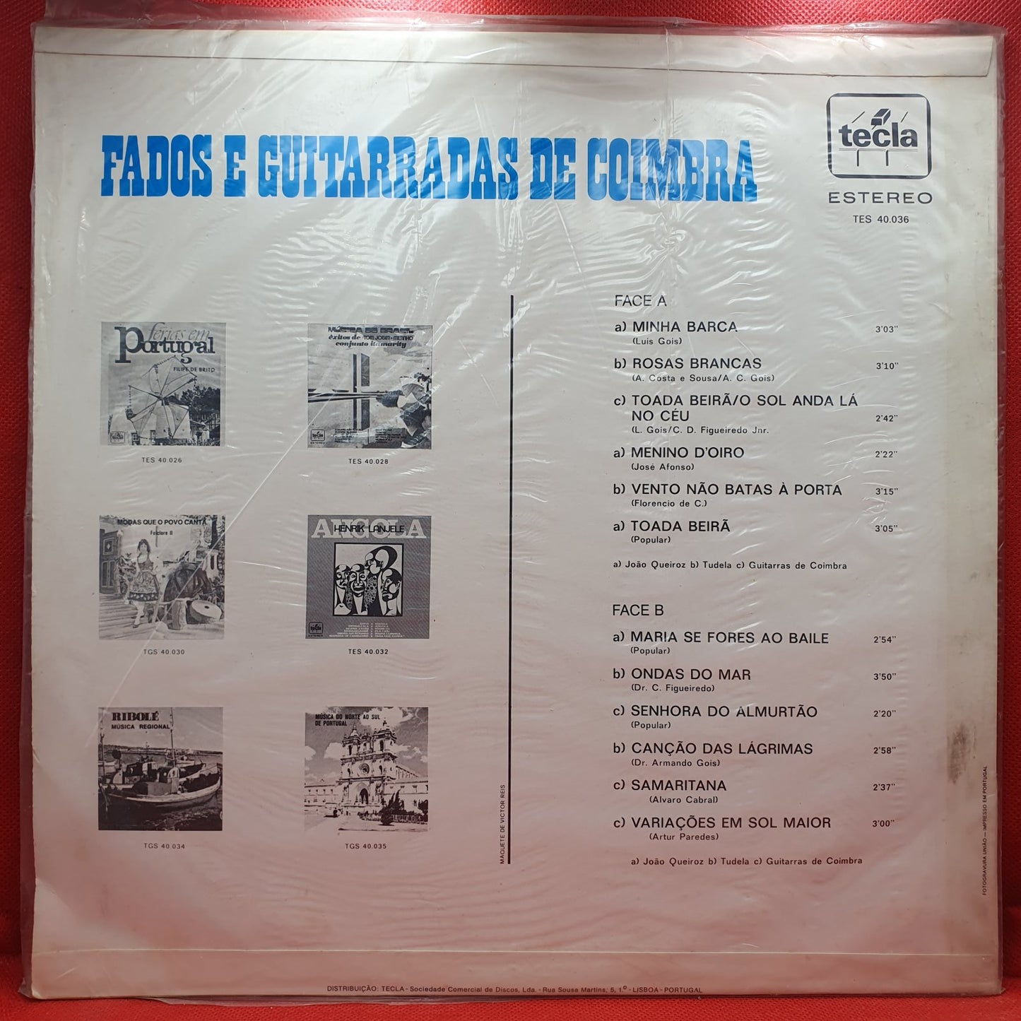 Various - Fados E Guitarradas De Coimbra (LP)