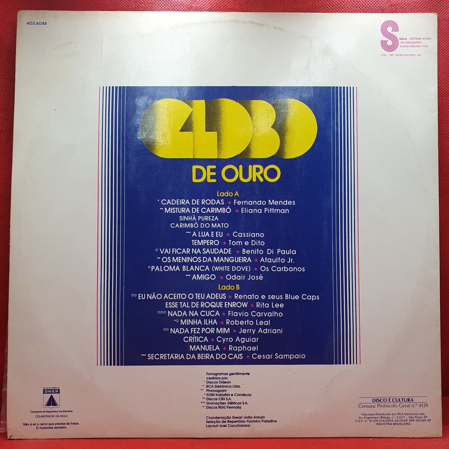Various - Globo De Ouro (LP)
