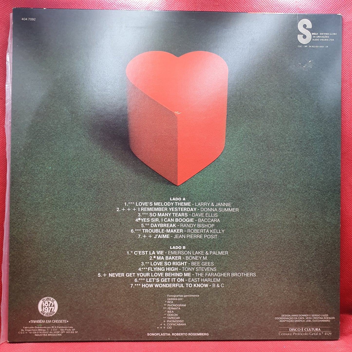 Various - Espelho Mágico / Coquetel De Amor (Trilhas Internacionais Das Novelas) (LP)