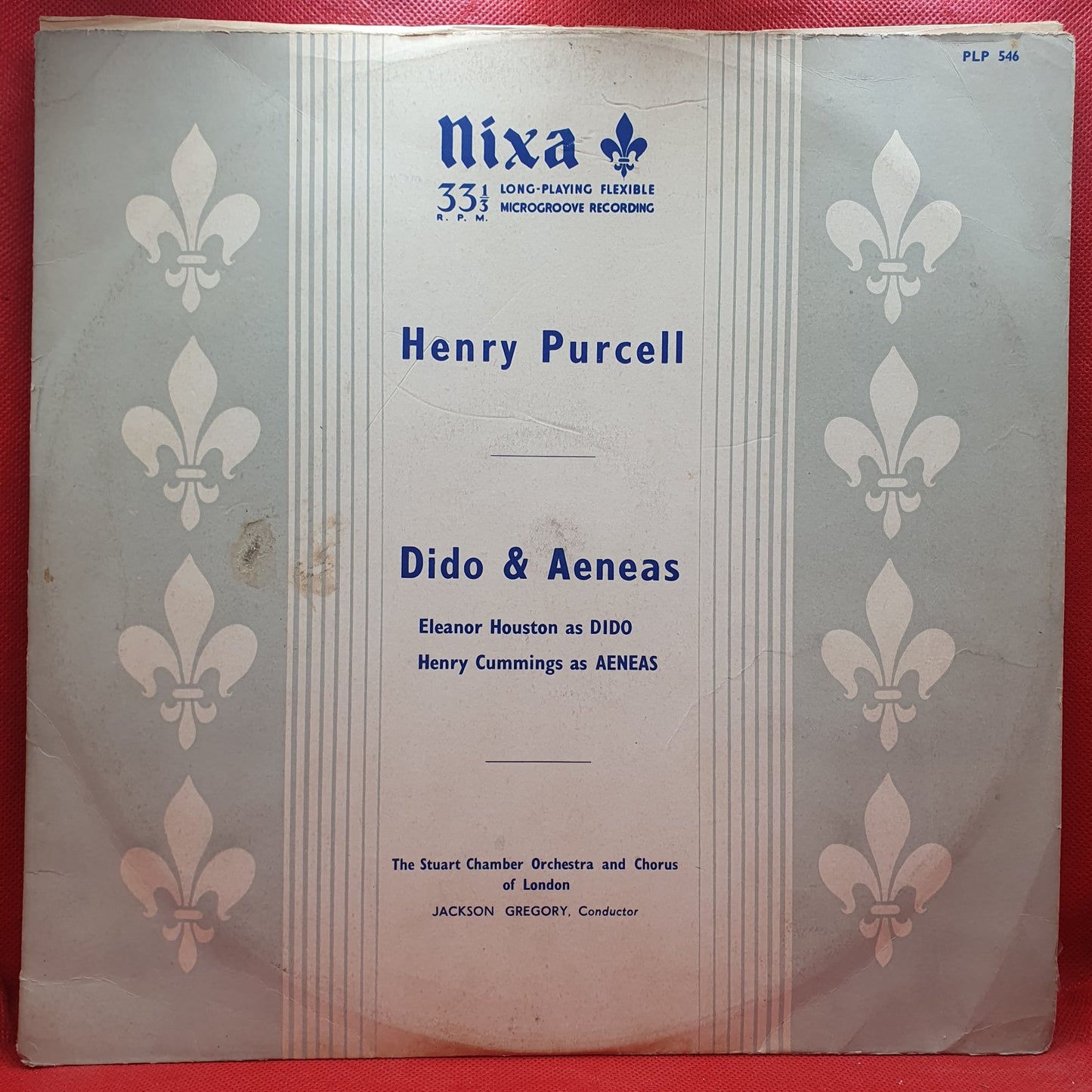 Henry Purcell / Eleanor Houston, Henry Cummings, The Stuart Chamber Orchestra* And Chorus Of London*, Jackson Gregory - Dido And Aeneas (LP)