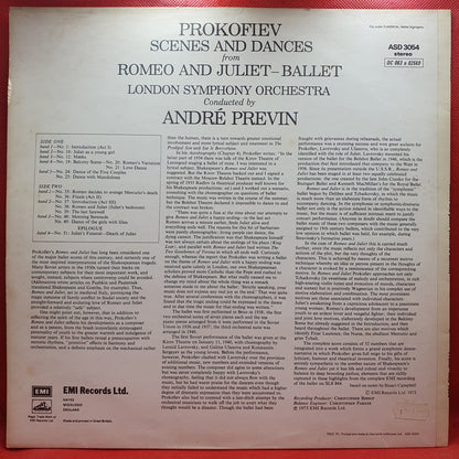 André Previn & London Symphony Orchestra, Prokofiev* - Romeo And Juliet - Scenes And Dances (LP)