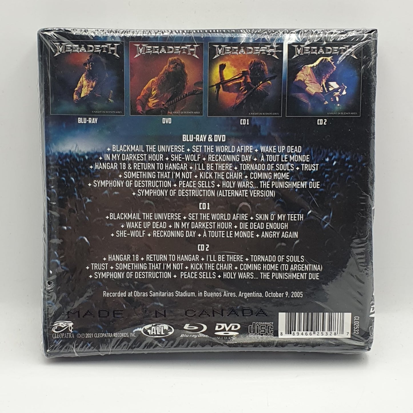 Megadeth ‎– A Night In Buenos Aires