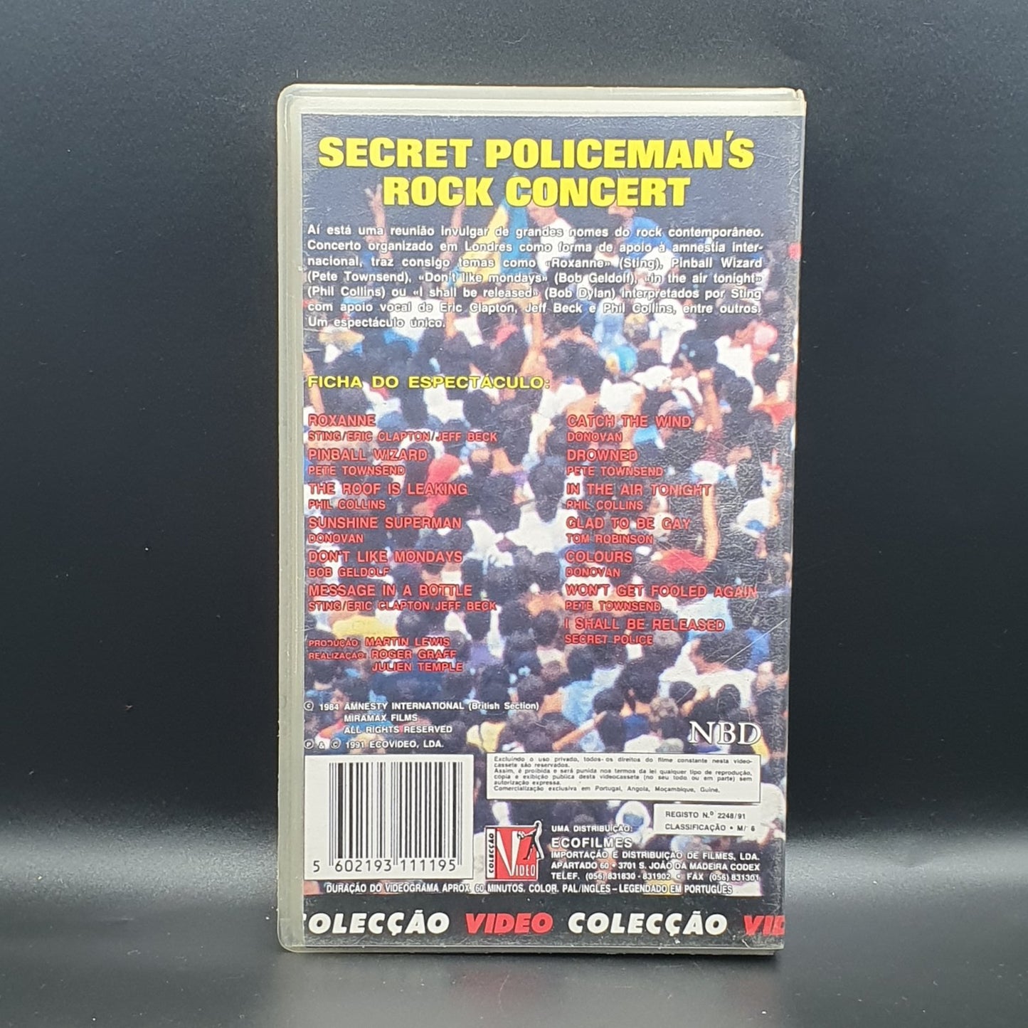 Various – The Secret Policeman's Rock Concert (VHS)
