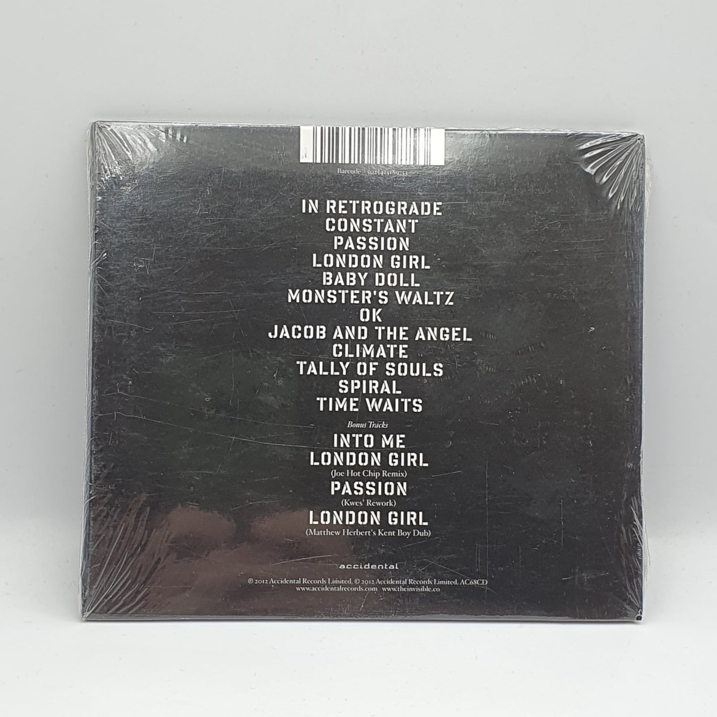The Invisible (2) - The Invisible (CD)