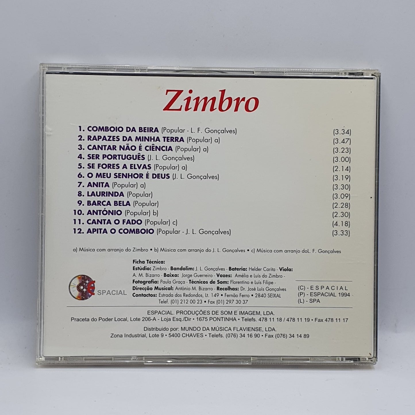Zimbro - Comboio Da Beira (CD)